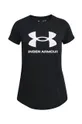 чёрный Детская футболка Under Armour 1361182 Для девочек