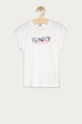 biały Tommy Hilfiger T-shirt dziecięcy Dziewczęcy