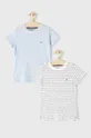 niebieski Tommy Hilfiger T-shirt dziecięcy (2-pack) Dziewczęcy