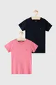 różowy Tommy Hilfiger - T-shirt dziecięcy 128-164 cm (2-pack) Dziewczęcy