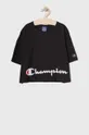 čierna Detské tričko Champion 403787 Dievčenský