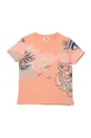 pomarańczowy Kenzo Kids T-shirt dziecięcy Dziewczęcy