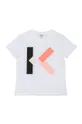 білий Дитяча футболка Kenzo Kids Для дівчаток