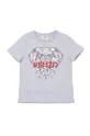 сірий Дитяча футболка Kenzo Kids Для дівчаток