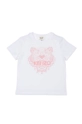 biały Kenzo Kids T-shirt dziecięcy Dziewczęcy