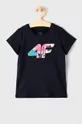 темно-синій Дитяча футболка 4F Для дівчаток