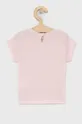 Дитяча бавовняна футболка United Colors of Benetton рожевий