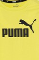 Chłopiec Puma t-shirt bawełniany dziecięcy 586960 zielony