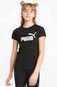 Puma t-shirt bawełniany dziecięcy 586960 czarny