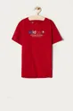 czerwony adidas Originals T-shirt dziecięcy GN7480 Dziecięcy