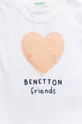 United Colors of Benetton T-shirt bawełniany dziecięcy 100 % Bawełna organiczna
