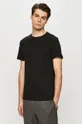 czarny Tom Tailor - T-shirt Męski