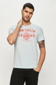 niebieski Tom Tailor - T-shirt Męski