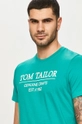 zielony Tom Tailor - T-shirt