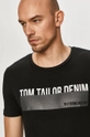 czarny Tom Tailor - T-shirt