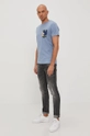 Jack & Jones T-shirt fioletowy