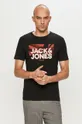 čierna Jack & Jones - Tričko Pánsky
