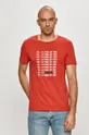 czerwony Tom Tailor - T-shirt