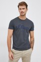 T-shirt bawełniany szary 2057432