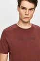 bordowy Premium by Jack&Jones - T-shirt