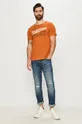 Premium by Jack&Jones - T-shirt pomarańczowy