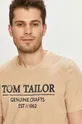 beżowy Tom Tailor T-shirt