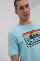 блакитний Quiksilver - Футболка