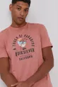 różowy Quiksilver T-shirt