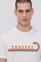 biały Protest T-shirt