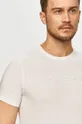 biały Guess T-shirt bawełniany Męski