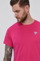 różowy Guess - T-shirt