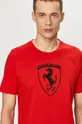 czerwony Puma - T-shirt 599849