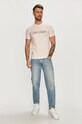Calvin Klein - T-shirt K10K103078.4891 różowy SS21