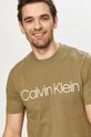 hnedozelená Calvin Klein - Tričko