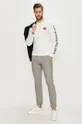 Calvin Klein - Tričko s dlhým rukávom biela