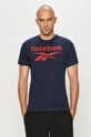 granatowy Reebok - T-shirt FP9151