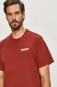 burgundia Levi's - T-shirt Férfi