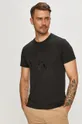 czarny Calvin Klein Jeans - T-shirt J30J317508.4891