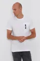 biały Calvin Klein Jeans T-shirt bawełniany J30J317076.4891