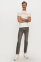 Calvin Klein Jeans - T-shirt J30J307856.4891 J30J307856.4891 biały SS21