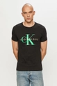 czarny Calvin Klein Jeans - T-shirt J30J317065.4891