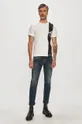 Calvin Klein Jeans - T-shirt J30J317077.4891 biały