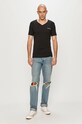 Calvin Klein Jeans - T-shirt J30J318068.4891 J30J318068.4891 czarny SS21