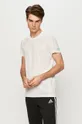 biały adidas Performance - T-shirt ED9292 Męski