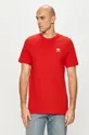 czerwony adidas Originals - T-shirt GN3408