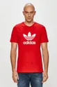 czerwony adidas Originals - T-shirt GN3468