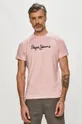 różowy Pepe Jeans - T-shirt Eggo