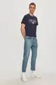 Pepe Jeans - T-shirt Dennis granatowy