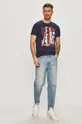 Pepe Jeans - T-shirt Davy granatowy