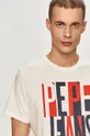 biały Pepe Jeans - T-shirt Davy